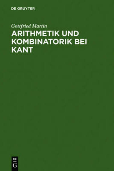 Cover for Martin · Arithmetik und Kombinatorik bei (Book) (1972)