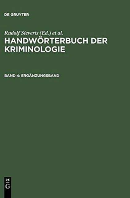 Cover for Alexander Elster · Ergänzungsband (Book) (1979)