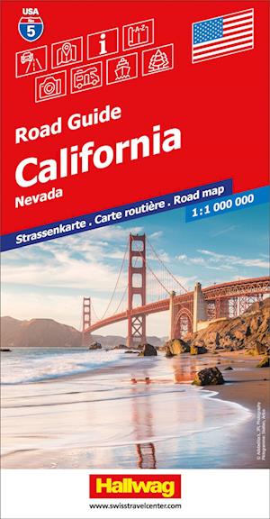 Cover for California Nevada - USA Road guides (Map) (2024)