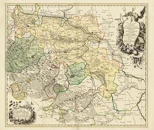 Cover for Peter (der Jüngere) Schenk · Historische Karte: Fürstentum Halberstadt mit der Abtei Quedlinburg und der Grafschaft Werningerode und der Harz 1760 (Plano) (Map) (2003)
