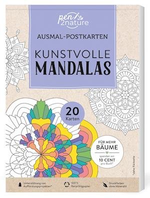 Cover for Ausmal-postkarten · Kunstvolle Mandalas (MERCH)