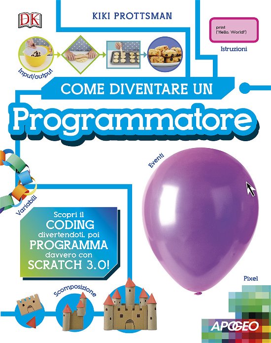 Cover for Kiki Prottsman · Come Diventare Un Programmatore. Scopri Il Coding Divertendoti, Poi Programma Davvero Con Scratch! (Book)