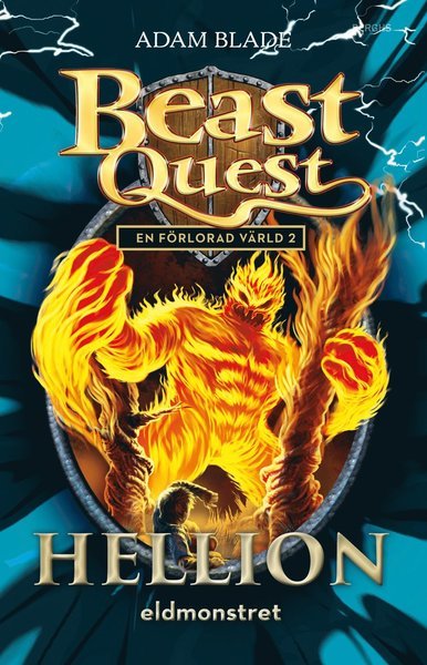 Cover for Adam Blade · Beast Quest: En förlorad värld: Hellion - eldmonstret (Indbundet Bog) (2015)