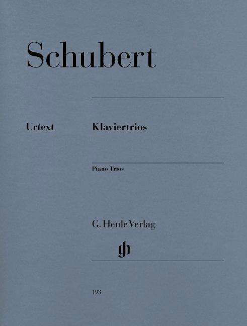 Cover for F. Schubert · Klaviertrios.HN193 (Bok) (2018)