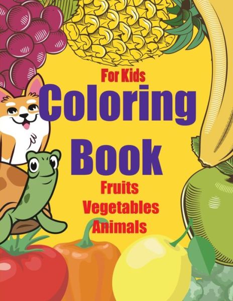 Cover for Red One · Coloring Book for kids fruits vegetables animals (Paperback Book) (2020)