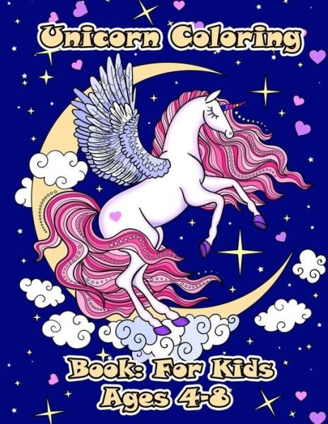 Cover for Aa Gg · Unicorn Coloring Book For Kids Ages 4-8 (Taschenbuch) (2020)
