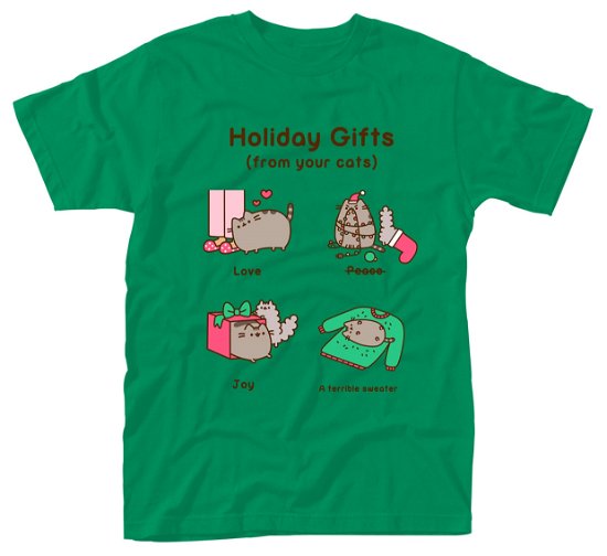 Cover for Pusheen · Pusheen: Holiday Gifts (T-Shirt Unisex Tg. M) (N/A) [size M] [Green edition] (2016)