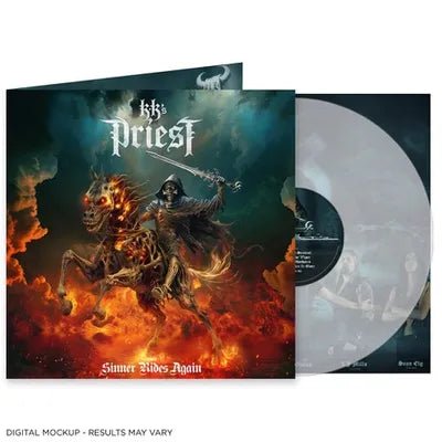 Cover for KK's Priest · The Sinner Rides Again (Indie Exclusive) (LP) [Clear Vinyl edition] (2023)