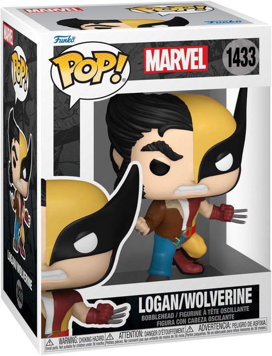 Pop Marvel Comics Split · Funko Pop Marvel Comics Split Wolverine Logan? (Funko POP!) (2024)