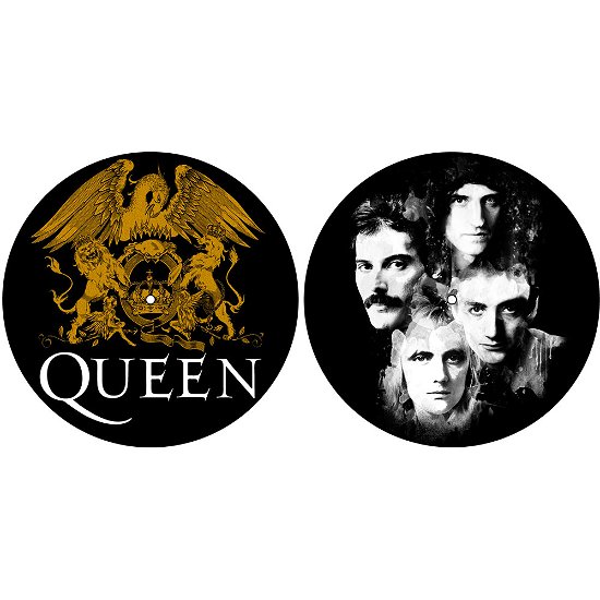Cover for Queen · Crest &amp; Faces - SLIPMATS (TILBEHØR)