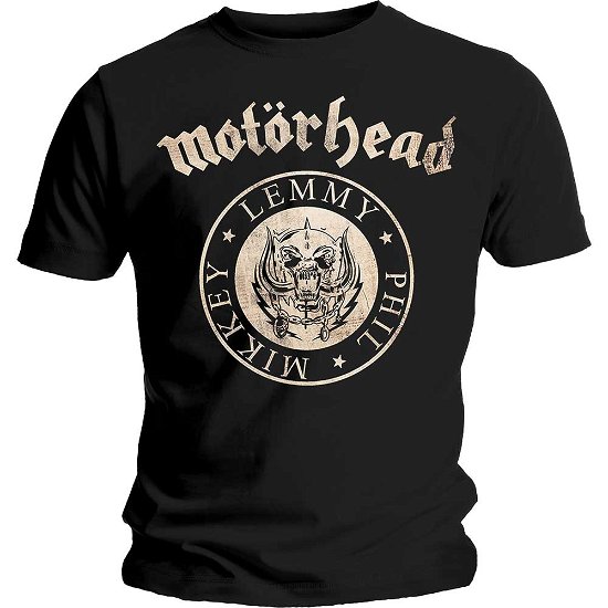 Motorhead Unisex T-Shirt: Undercover Seal Newsprint - Motörhead - Produtos - ROCKOFF - 5056170639934 - 