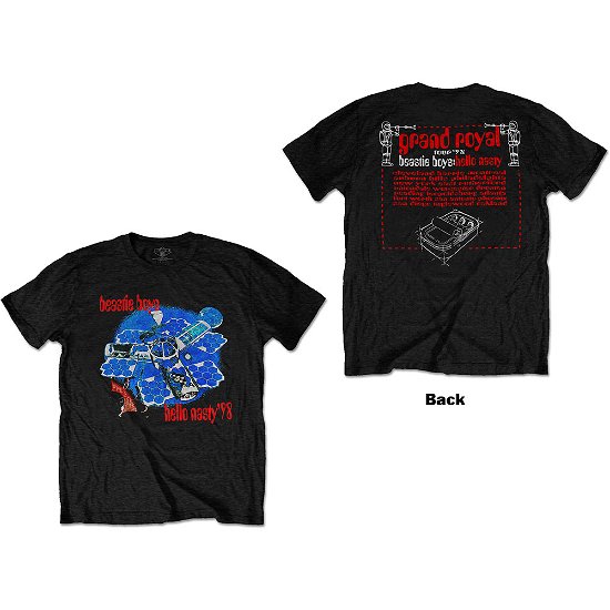 The Beastie Boys Unisex T-Shirt: Hello Nasty (Back Print) - Beastie Boys - The - Merchandise -  - 5056368698934 - 