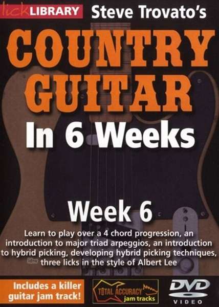 Steve Trovatos Country Guitar In 6 Weeks - Steve Trovato - Film - MUSIC SALES LTD - 5060088823934 - 14. maj 2012