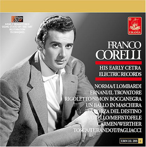 Cover for Franco Corelli · His Early Cetra Electric Recordings (CD) (2006)