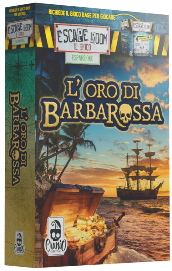 Espansione L'Oro Di Barbarossa - Cranio Creations: Escape Room: Il Gioco - Gadżety -  - 8034055584934 - 