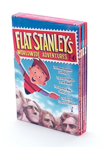 Cover for Jeff Brown · Flat Stanley's Worldwide Adventures #1-4 Box Set - Flat Stanley's Worldwide Adventures (Paperback Bog) [Box edition] (2014)