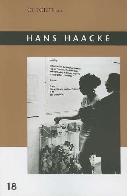 Hans Haacke - Hans Haacke - Rachel Churner - Books - MIT Press Ltd - 9780262527934 - September 4, 2015
