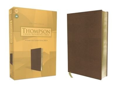 Cover for Zondervan · KJV, Thompson Chain-Reference Bible, Leathersoft, Brown, Red Letter (Læderbog) (2021)