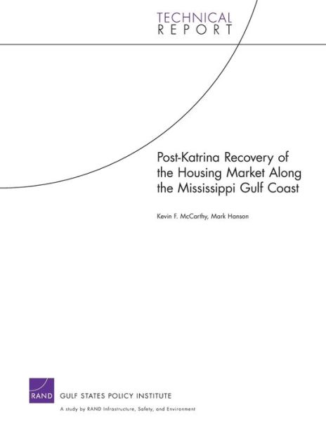 Cover for Kevin F. McCarthy · Post-Katrina Recovery of the Housing Market Along the Mississippi Gulf Coast (Paperback Book) (2007)