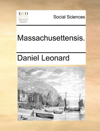 Cover for Daniel Leonard · Massachusettensis. (Taschenbuch) (2010)