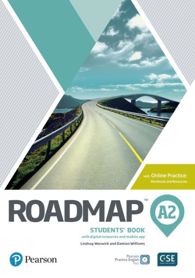 Cover for Lindsay Warwick · Roadmap A2 Students' Book with Online Practice, Digital Resources &amp; App Pack - Roadmap (Book) (2019)