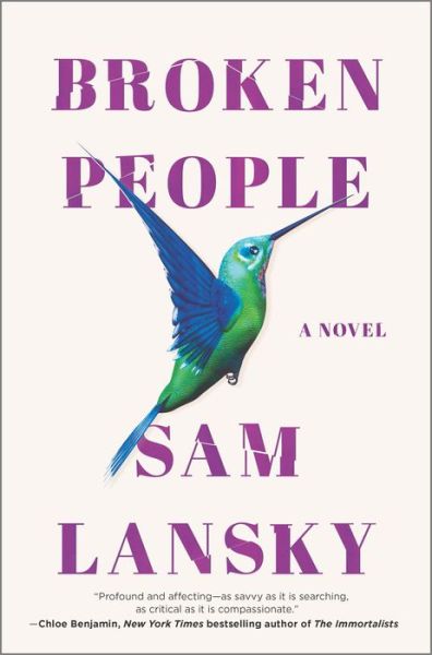 Cover for Sam Lansky · Broken People A Novel (Hardcover Book) (2020)