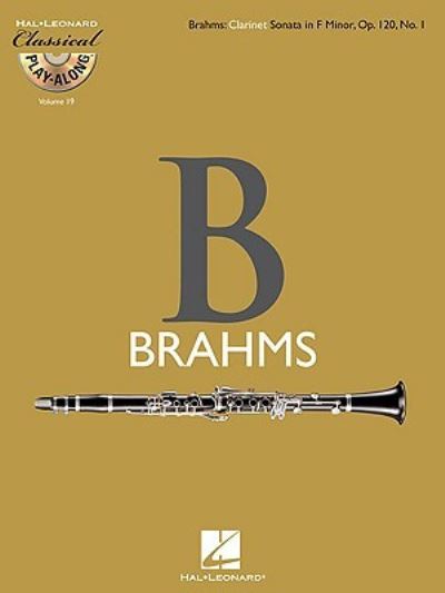 Cover for Johannes Brahms · Clarinet Sonata in F Minor, Op. 120, No. 1 (Buch) (2009)