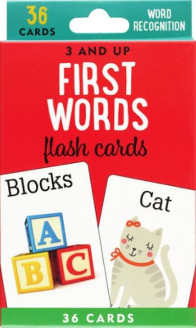 Cover for Inc Peter Pauper Press · First Words Flash Cards (Cards) (2021)