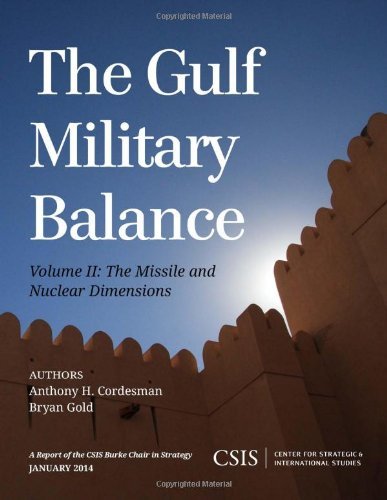 Cover for Anthony H. Cordesman · The Gulf Military Balance: The Missile and Nuclear Dimensions - CSIS Reports (Paperback Book) (2014)