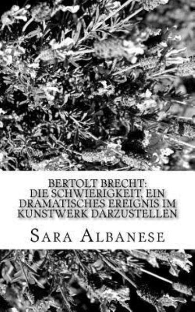 Cover for Sara Albanese · Bertolt Brecht (Taschenbuch) (2014)