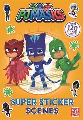 Cover for Pat-a-Cake · PJ Masks: Super Sticker Scene Book - PJ Masks (Paperback Book) (2019)