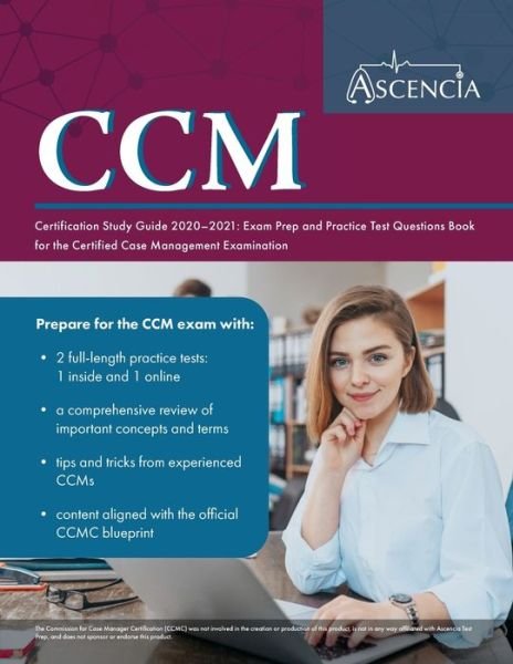 Cover for Ascencia Nursing Exam Prep Team · CCM Certification Study Guide 2020-2021 (Pocketbok) (2020)
