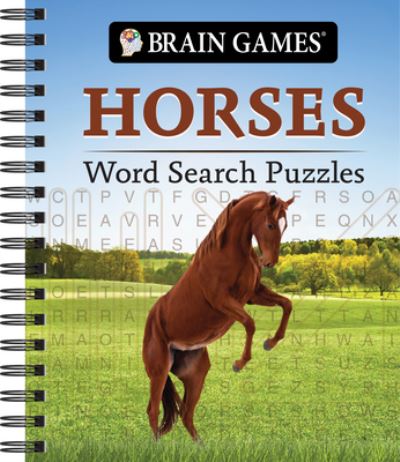 Cover for Publications International Ltd. · Brain Games - Horses Word Search Puzzles (Book) (2023)