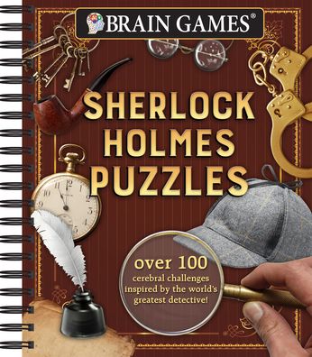 Cover for Publications International Ltd. · Brain Games - Sherlock Holmes Puzzles (Spiralbok) (2018)