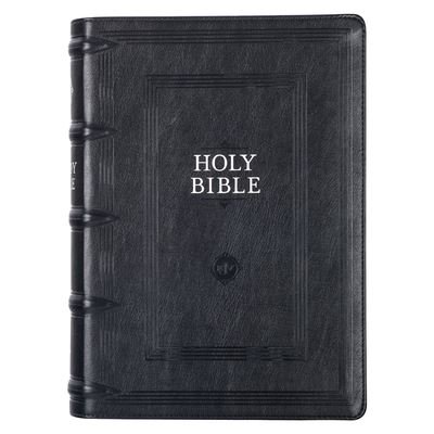 Cover for Christian Art Publishers · KJV Study Bible, Standard Print Faux Leather Flexcover w/Thumb Index, King James Version Holy Bible, Black (Skinnbok) (2022)