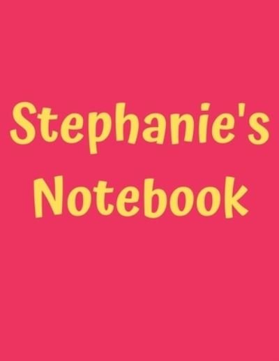 Cover for 99 Notes · Stephanie's Notebook (Pocketbok) (2019)