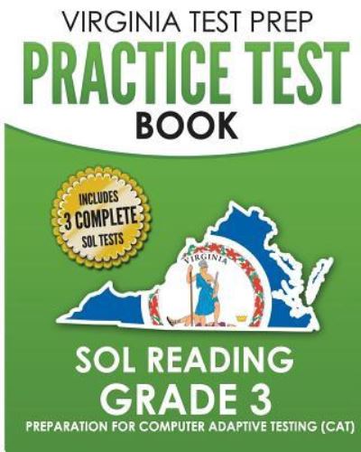 Cover for V Hawas · VIRGINIA TEST PREP Practice Test Book SOL Reading Grade 3 (Paperback Book) (2018)