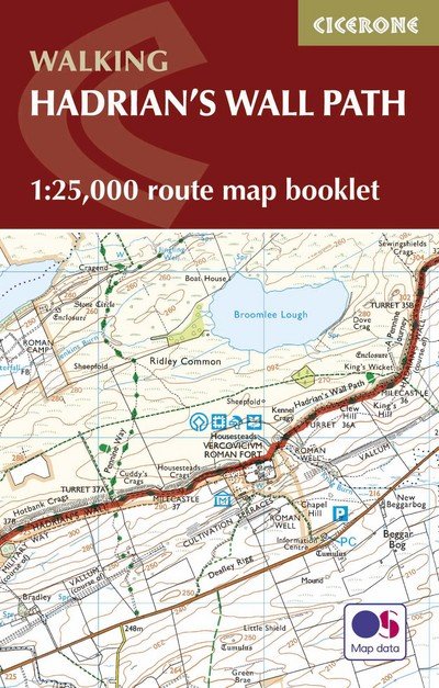 Hadrian's Wall Path Map Booklet: 1:25,000 OS Route Mapping - Mark Richards - Książki - Cicerone Press - 9781852848934 - 7 grudnia 2021