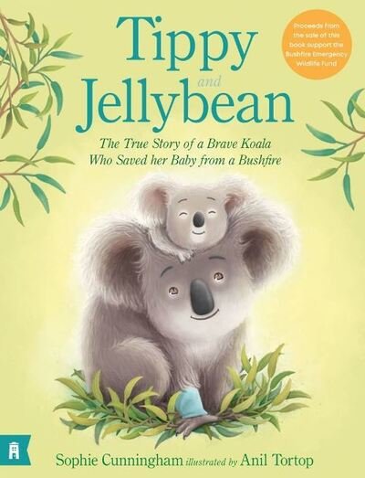 Cover for Sophie Cunningham · Tippy and Jellybean: The True Story of a Brave Koala who Saved her Baby from a Bushfire (Hardcover Book) (2020)