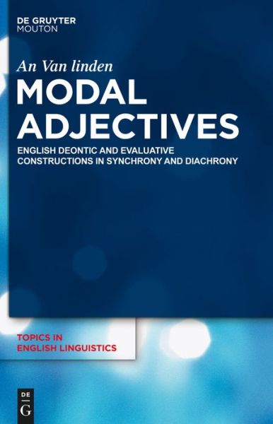 Cover for An Van Linden · Van linden:Modal Adjectives (Book) (2012)
