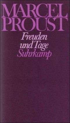 Cover for Marcel Proust · Werke,frankf.a.i/1 Freuden (Bok)