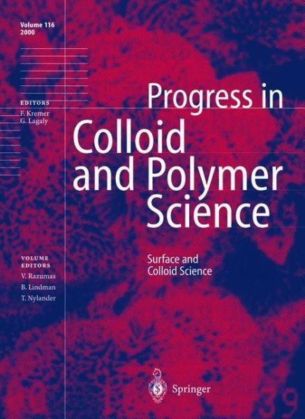 Cover for V Razumas · Surface and Colloid Science - Progress in Colloid and Polymer Science (Pocketbok) [Softcover reprint of the original 1st ed. 2001 edition] (2013)