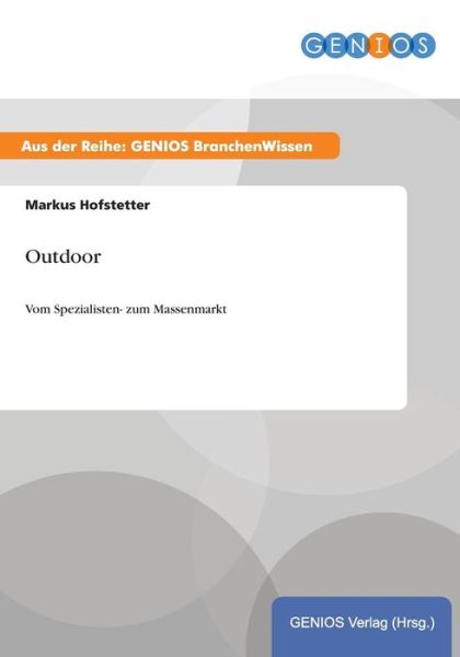 Cover for Markus Hofstetter · Outdoor (Paperback Book) (2015)