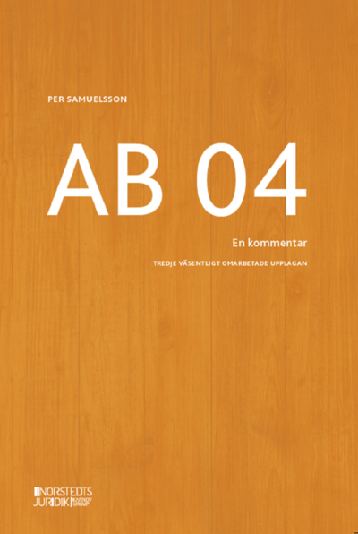 Cover for Per Samuelsson · AB 04 : En kommentar (Bound Book) (2022)