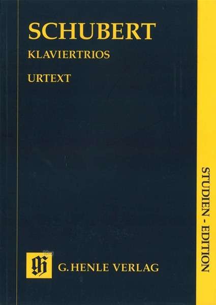 Klaviertrios,Part.HN9193 - F. Schubert - Bøger -  - 9790201891934 - 