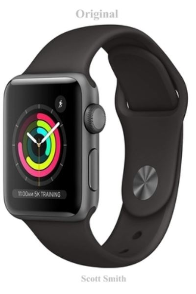 Cover for Scott Smith · Original: Apple Watch Series 3 (GPS, 38mm) - Space Gray Aluminum Case with Black Sport Band-&amp;-Guide (Paperback Book) (2021)