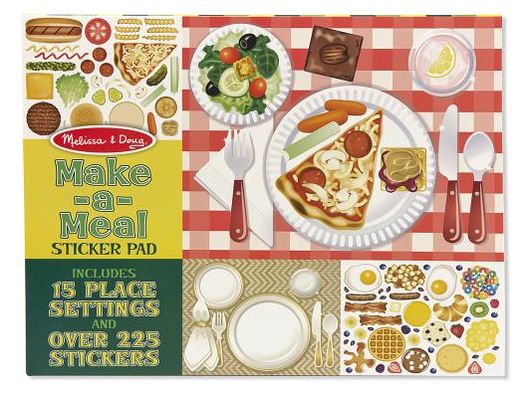 Make-a-meal Sticker Pad: Make-a-meal Sticker Pad - Melissa & Doug - Bøger - Melissa & Doug - 0000772041935 - 25. november 2013