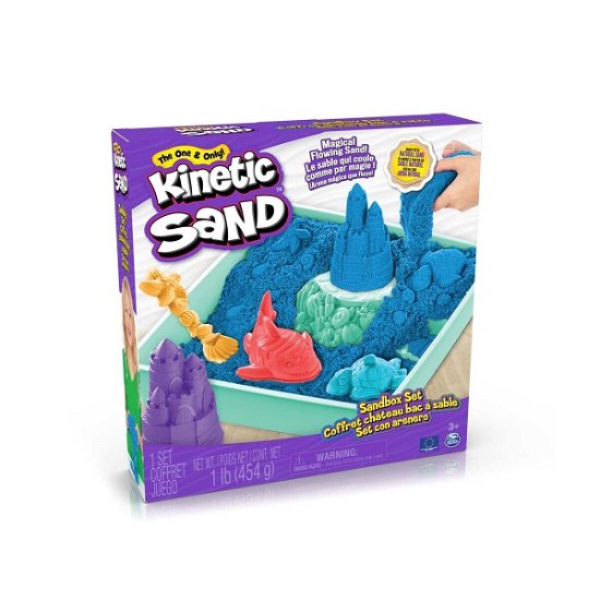 Kinetic Sand Sand Box Blue - Spin Master - Gadżety - Spin Master - 0778988404935 - 