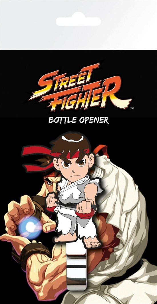 Cover for Street Fighter · Street Fighter - Chibi Ryu (Apribottiglia) (Leketøy)