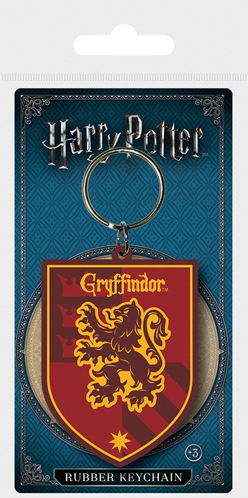HARRY POTTER - Gryffindor - Rubber Keychain - P.Derive - Merchandise - AMBROSIANA - 5050293386935 - December 30, 2020